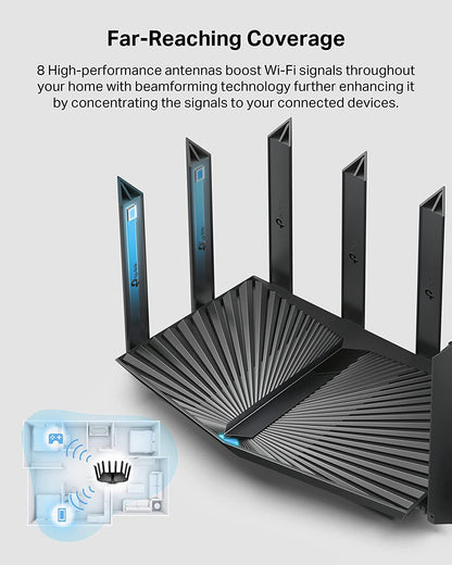TP-Link AX1800 WiFi 6 Smart WiFi Router (Archer AX23) - Dual Band Gigabit Wireless Internet Router, OFDMA, Parental Controls, Long Range Coverage