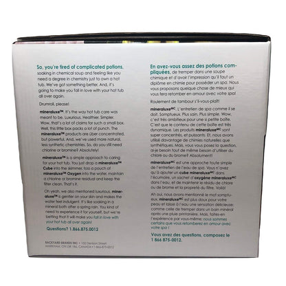 Dazzle Mineraluxe Weekly Spa and Hot Tub Care System with 1" Bromine Tablets 3 Month Kit (SKU DML00502)