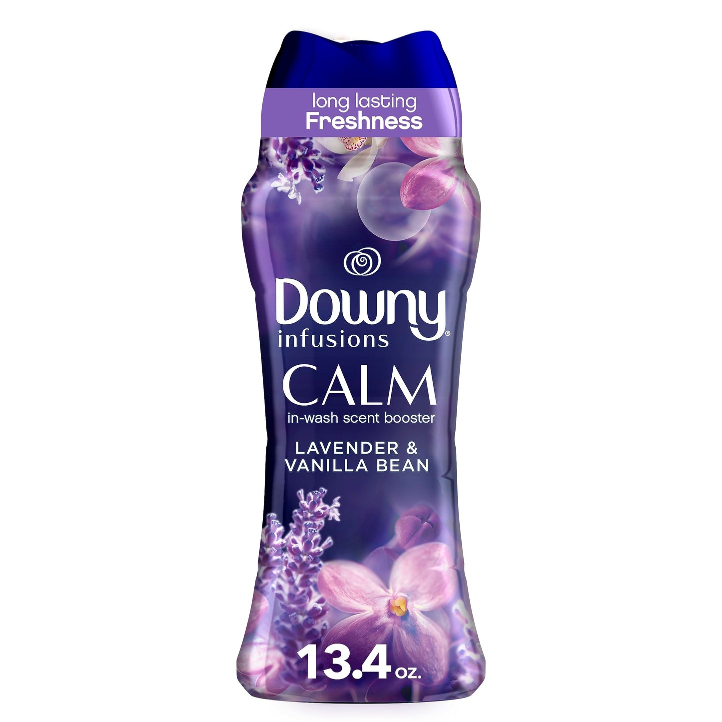 Downy Infusions In-Wash Laundry Scent Booster Beads, CALM, Soothing Lavender and Vanilla Bean - 680 Grams
