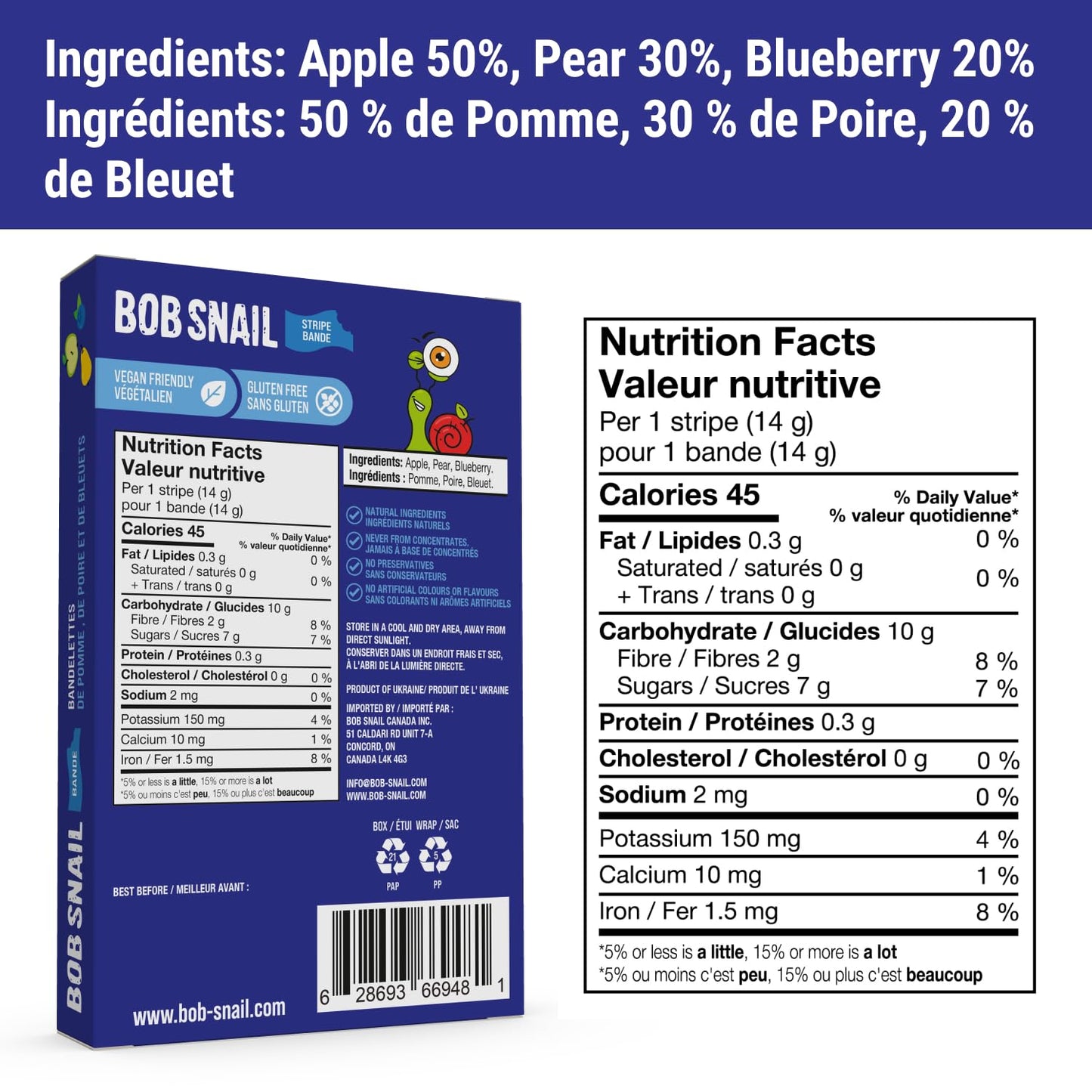 Bob Snail Fruit Leather Sweet & Sour Family Pack - Nut free fruit Roll Ups with Dried Mango,Sour Cherry & Blackcurrant, Candy box Fruit Snacks, All Natural Healthy Snacks for kids, Sugar Free sour Candy, 42 pcs Pack / 588 gram candy bulk (Exotic Mix)