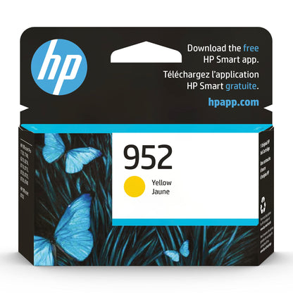 Original HP 952 Cyan, Magenta, Yellow Ink Cartridges (3-pack) | Works with HP OfficeJet 8702, HP OfficeJet Pro 7720, 7740, 8210, 8710, 8720, 8730, 8740 Series | Eligible for Instant Ink | N9K27AN