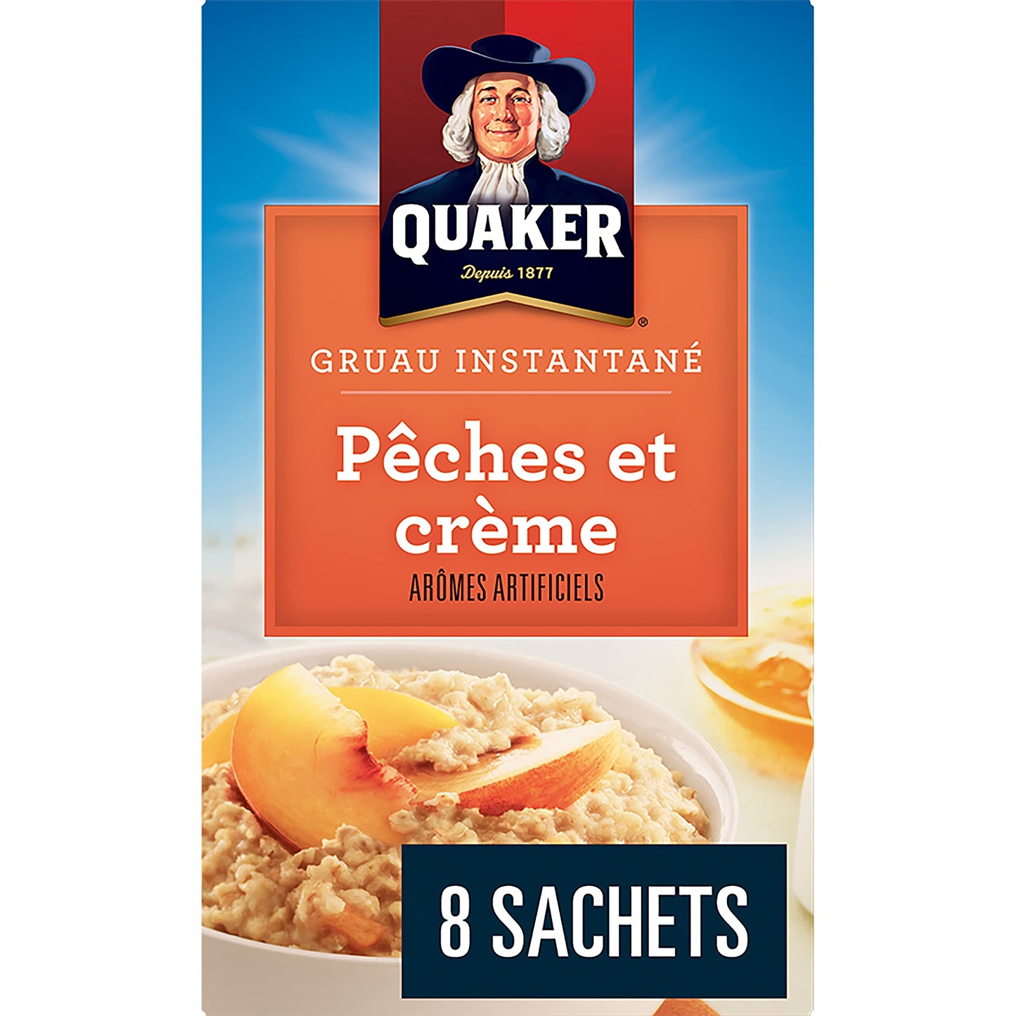 Quaker Instant Oatmeal Fruit and Cream Flavors 40 X 1.05 Ounce Net Wt 42.3 Ounce, 1200.0 g (Pack of 1)