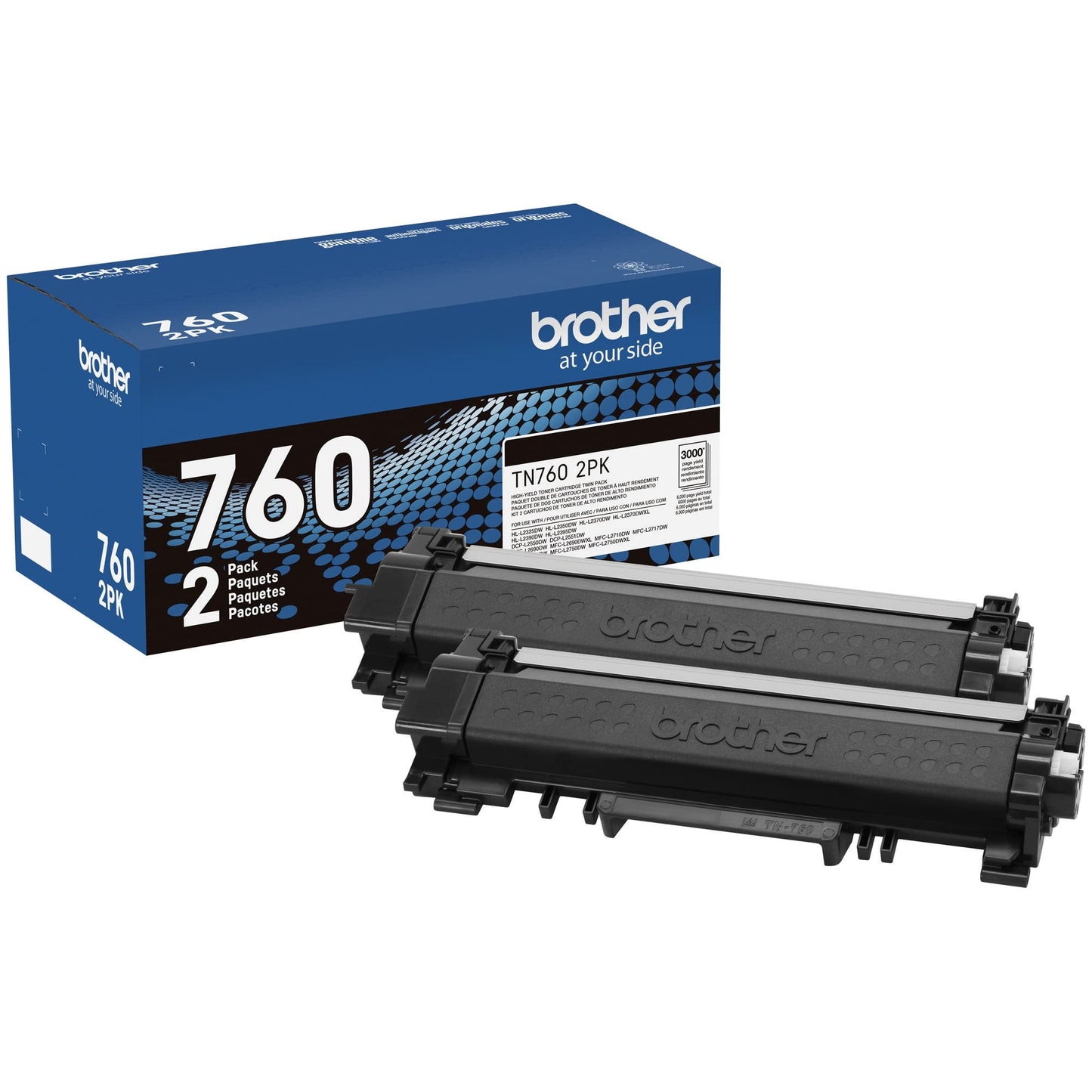 Brother Genuine Standard Yield Toner Cartridge, TN730, Replacement Black Toner, Page Yield Up To 1,200 Pages, Amazon Dash Replenishment Cartridge