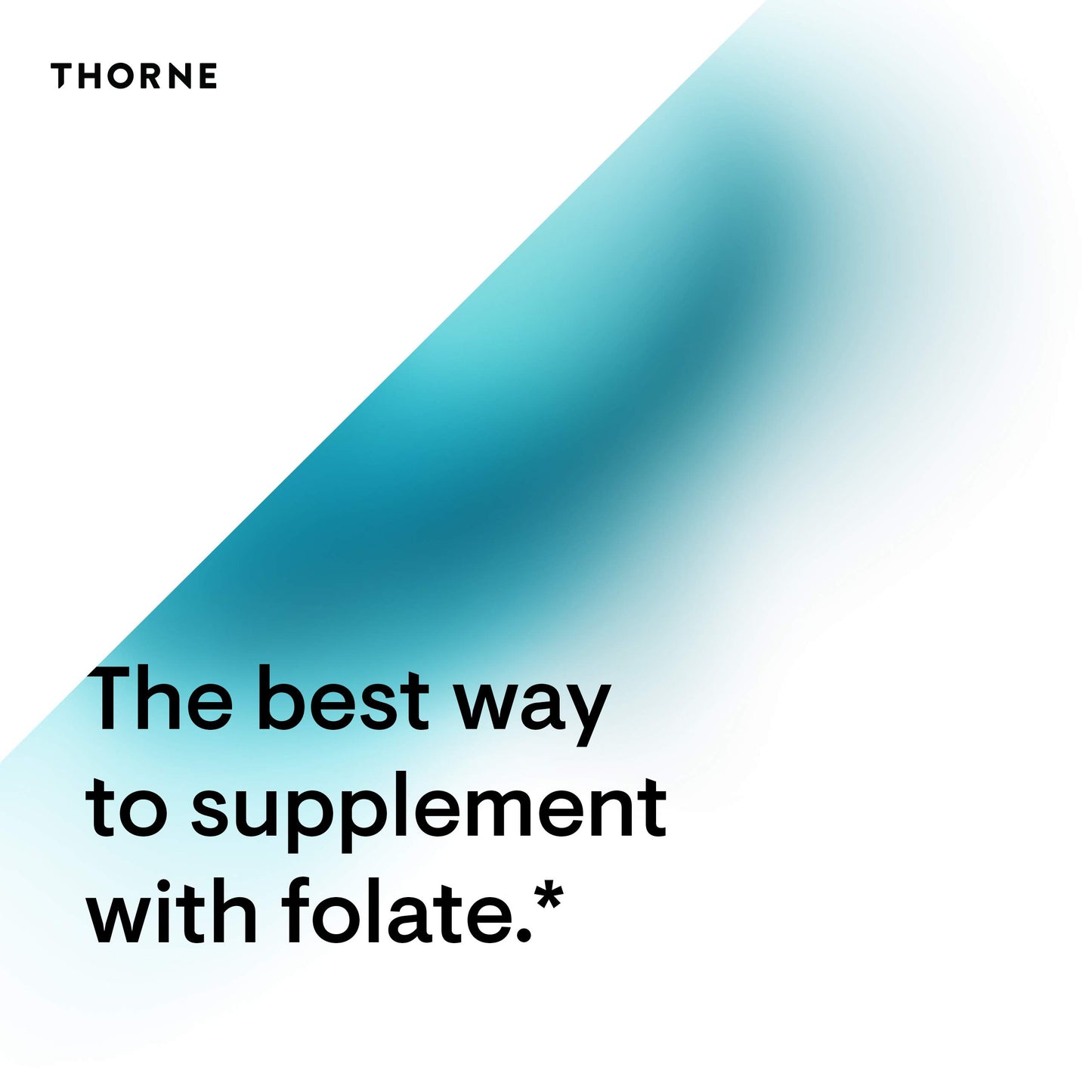 Thorne 5-MTHF 1 mg Folate - Active Vitamin B9 Folate Supplement - 60 Capsules