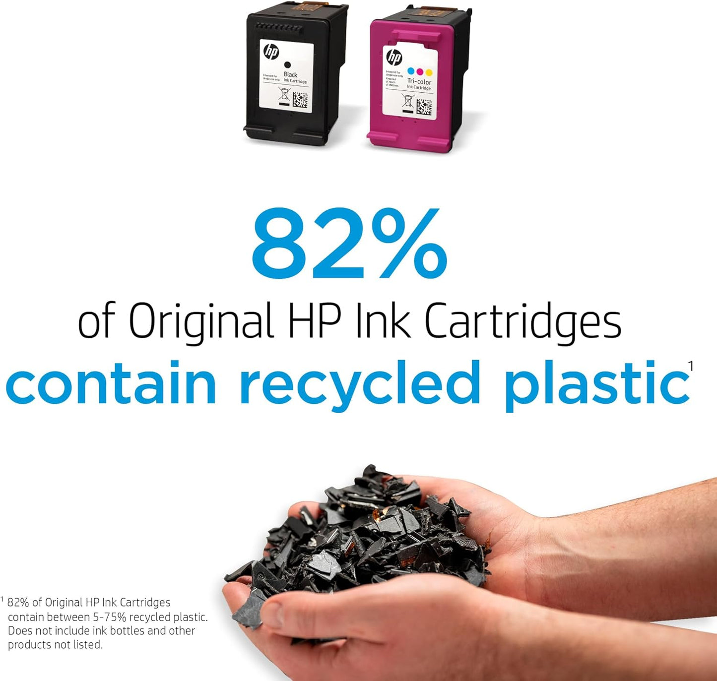 Original HP cInk Cartridges (2-Pack) | Works with HP DeskJet 1255, 2700, 4100 Series, HP Envy 6000, 6400 Series | Eligible for Instant Ink | 3YP29AN