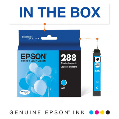 Epson 288 DURABrite Ultra Standard Capacity Cartridge Ink, Colour Combo Pack (T288520)