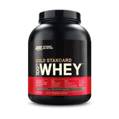 Optimum Nutrition Gold Standard 100% Whey Protein Powder, 2.270g - Extreme Milk Chocolate - 70 servings (packaging may vary)