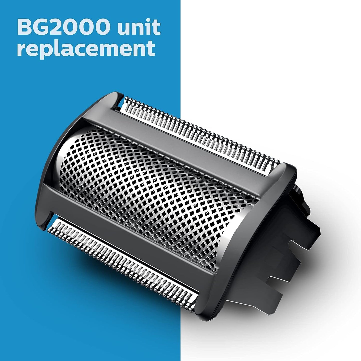 Philips Bodygroom Body & Intimate area Trimmer, Ultimate manscaping tool, removes short, long & thick hair in a single stroke with its 4 directional pivoting head. Skin protect technology, BG7025/15