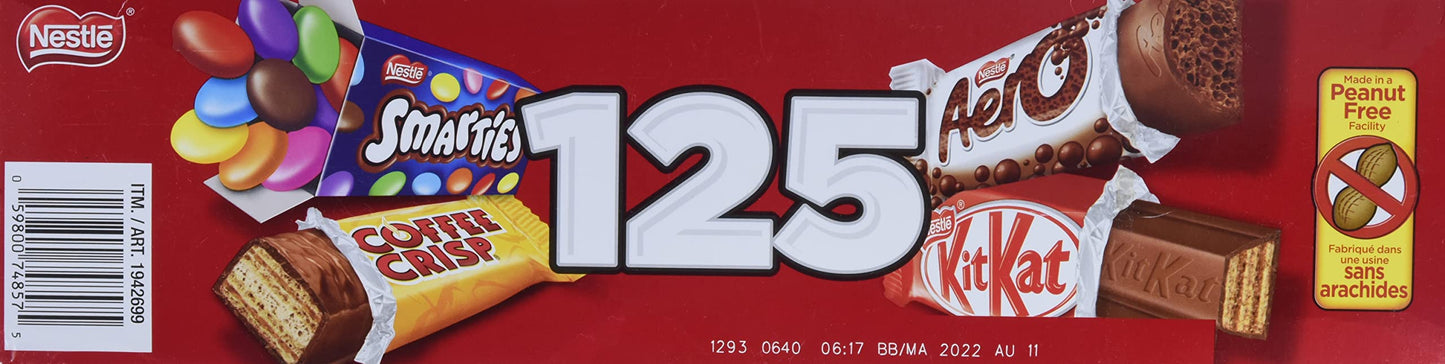 Nestlé Assorted Mini Chocolate Bars Pack of 125