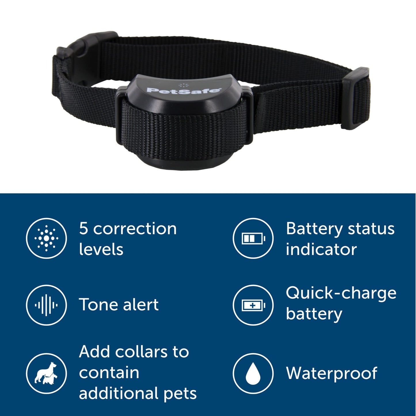PetSafe Stay & Play Compact Wireless Fence, LCD Screen to Adjust The Circular Boundary, Secure up to a 3,000 Square Metre Area, Use for All Your Pets, Portable System