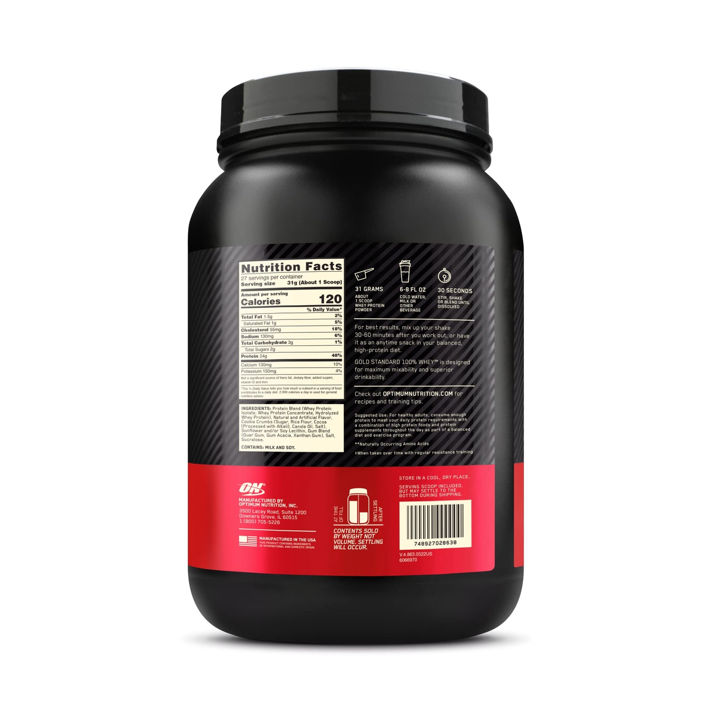 OPTIMUM NUTRITION Gold Standard Banana Cream 2lb