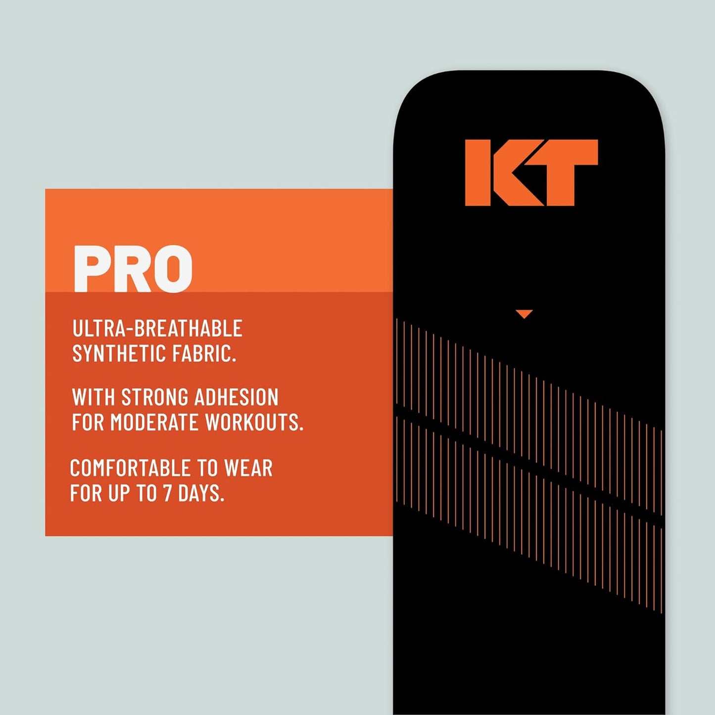 KT Tape Pro Kinesiology Therapeutic Sports Tape, 20 Precut 10 inch Strips, Rage Red