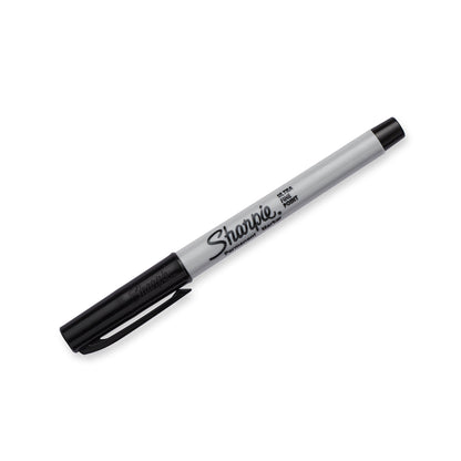 Sharpie Permanent Markers, Ultra Fine Point, Black, 2 Markers(37161)