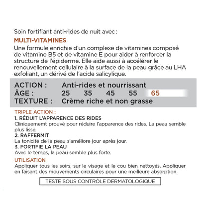 L’Oréal Paris Anti-Aging Face Cream 55+, Day & Night Skincare, Wrinkle Expert, With Calcium to Reduce the Look of Wrinkles, 50mL
