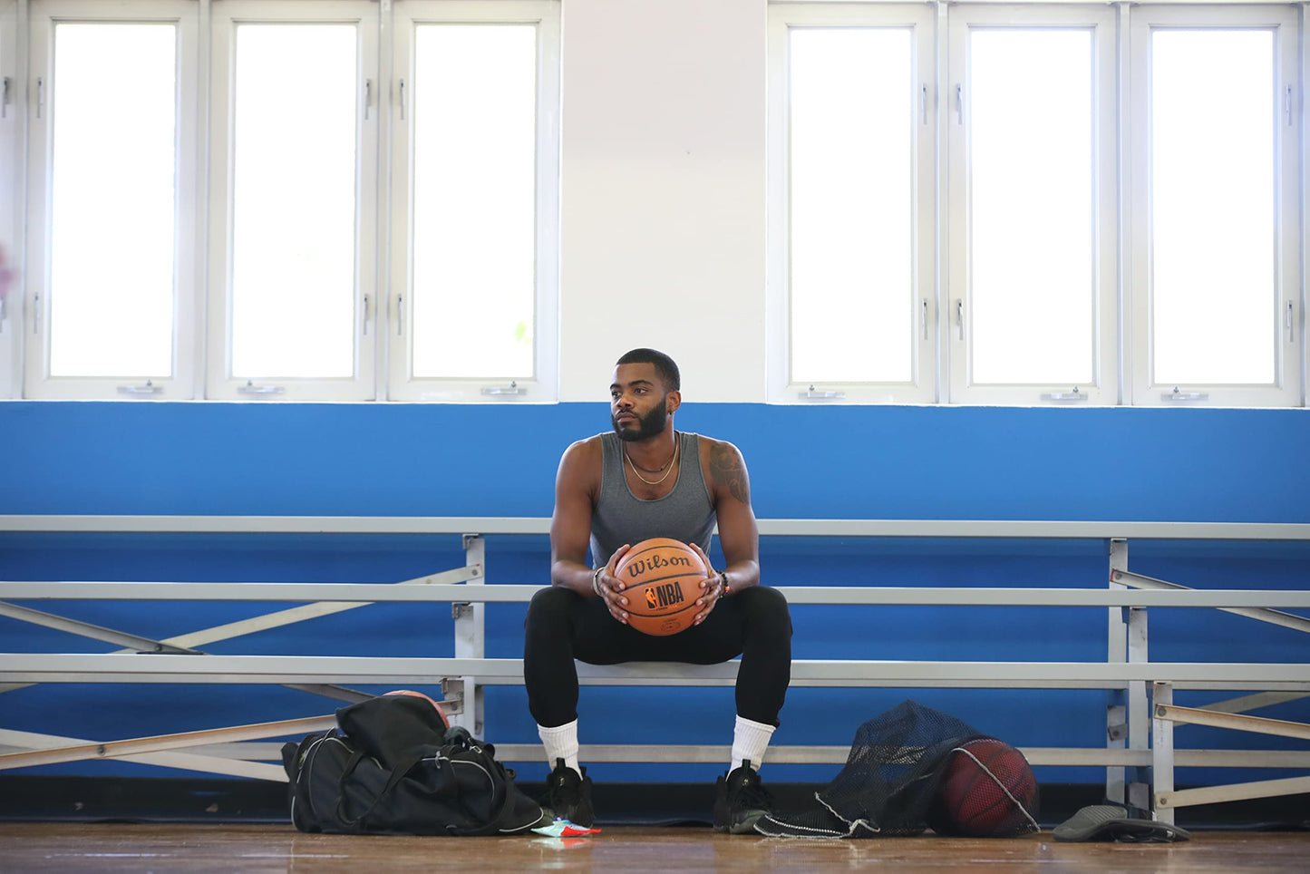 WILSON Ballons de basketball intérieur/extérieur série NBA Forge