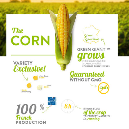 Green Giant Naturally Sweet Sweetcorn No Added Salt (4x198g)