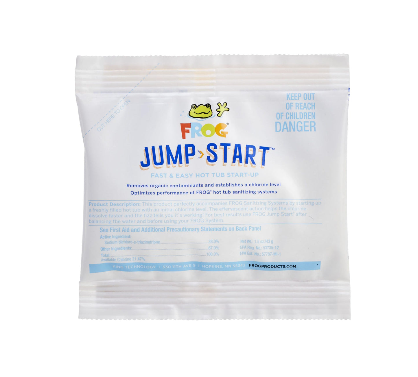 FROG @Ease Floating Sanitizing System for Hot Tubs, Quick and Easy Self-Regulating Hot Tub Sanitizer with Sanitizing Minerals and SmartChlor Technology