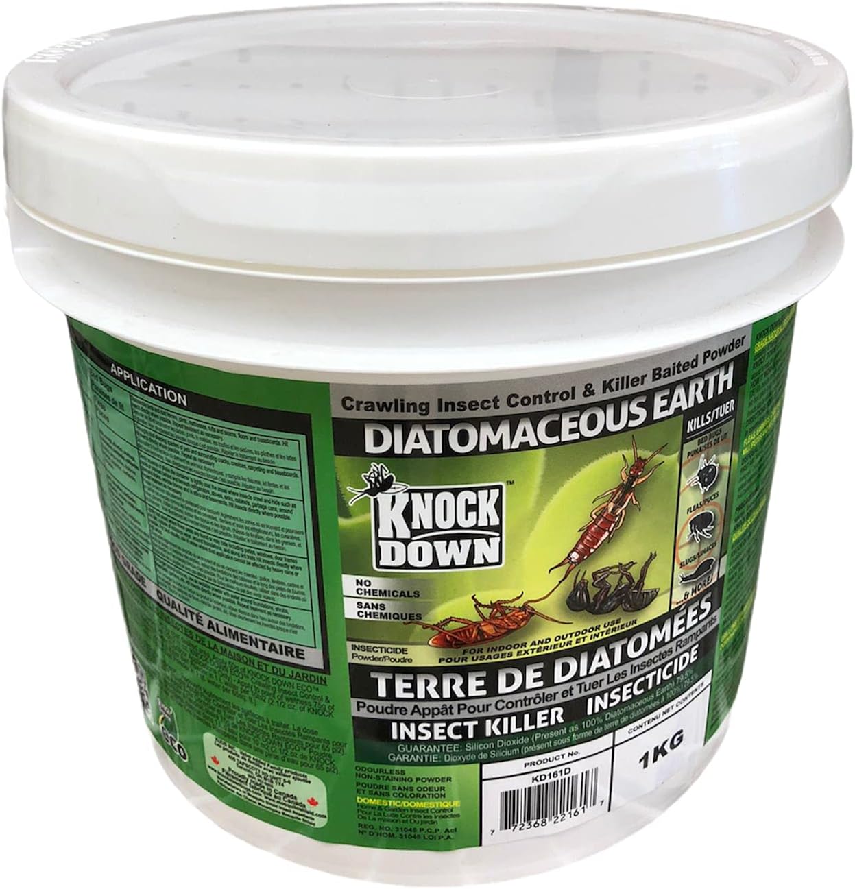 Diatomaceous Earth for Bed Bugs, Ants, Cockroaches and All Kind of Crawling Insects - KnockDown
