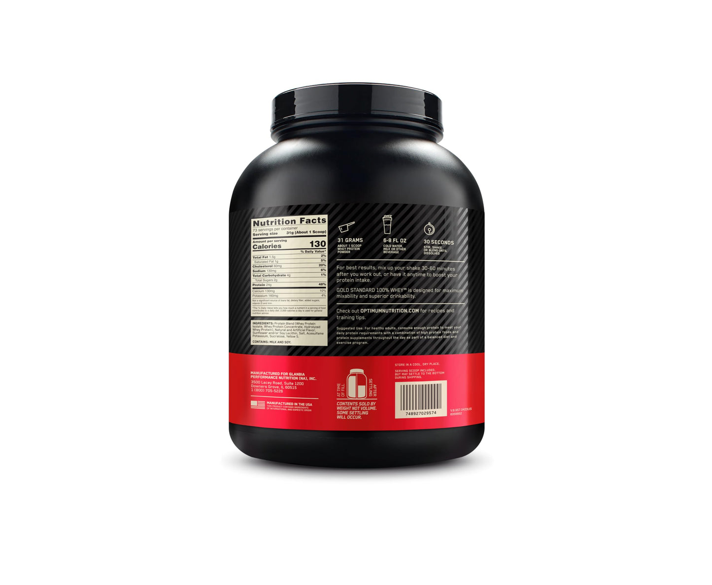 OPTIMUM NUTRITION Gold Standard Banana Cream 2lb