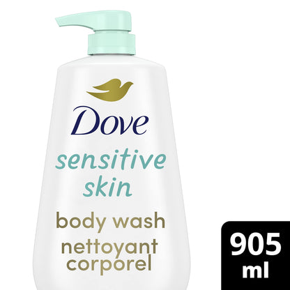 Dove Deep Moisture Body Wash with Pump, for nourishing the driest skin, 905ml (Pack of 2)