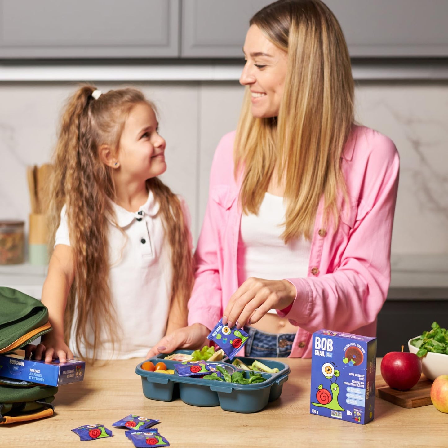 Bob Snail Healthy Snacks Berry Mix Family Pack - Nut free fruit Rolls with Blueberry, Raspberry & Strawberry, Candy box Fruit Snacks, All Natural Healthy Snacks for kids, No Added Sugar sour Candy, 80 pcs Pack / 800 gram candy bulk (Blueberry, Raspberry &