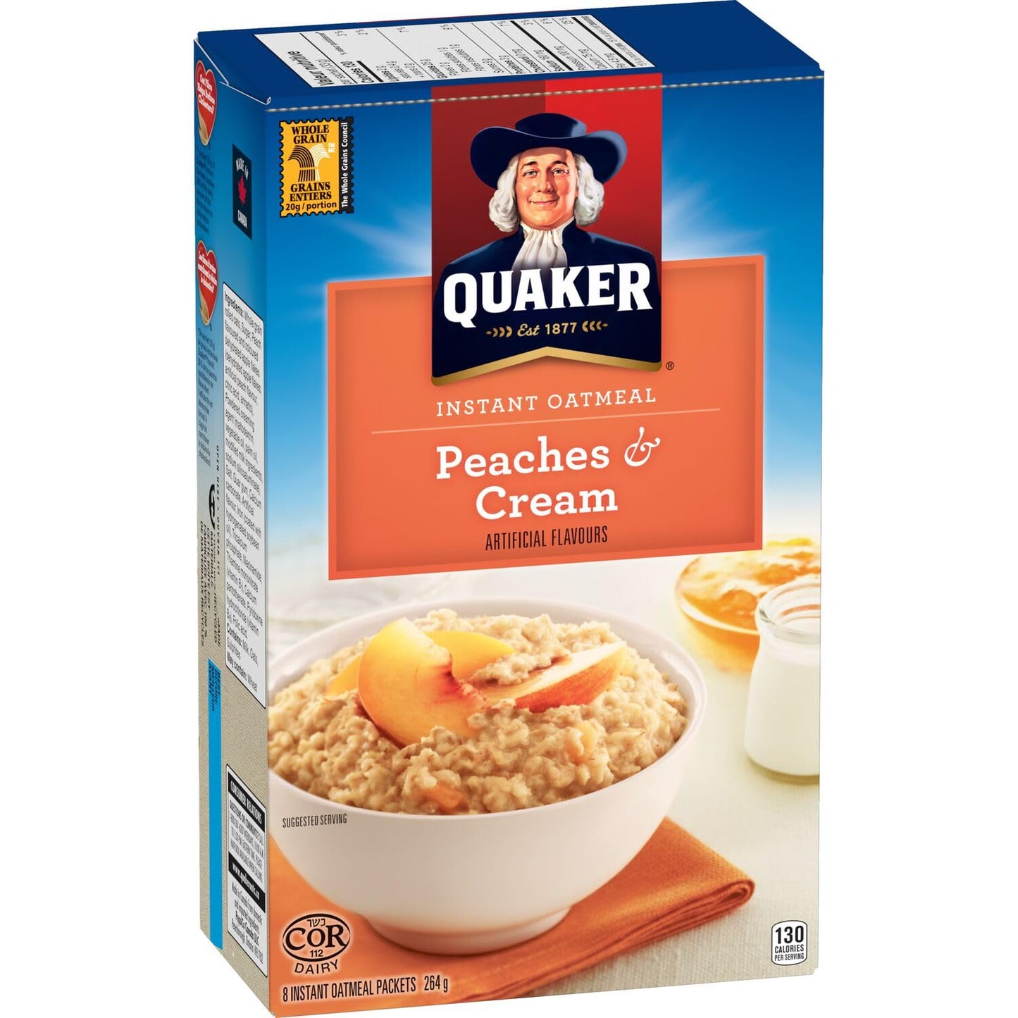 Quaker Regular Instant Oatmeal, 10 Packets, 280g