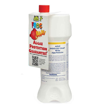 FROG BAM 90-Day Algae Preventive, Algaecide, Pool Winterizer, Prevents Algae for 90 Days Guaranteed, Compatible with All Pool FROG Products