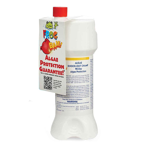 FROG BAM 90-Day Algae Preventive, Algaecide, Pool Winterizer, Prevents Algae for 90 Days Guaranteed, Compatible with All Pool FROG Products