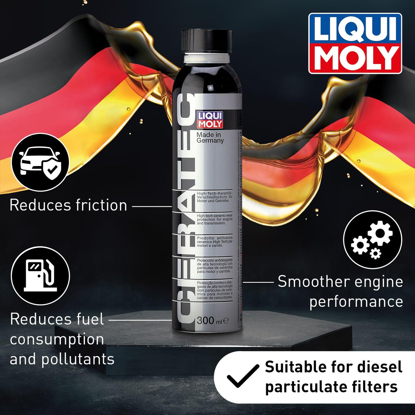 Liqui Moly (20002) Cera Tec Friction Modifier - 300 ml