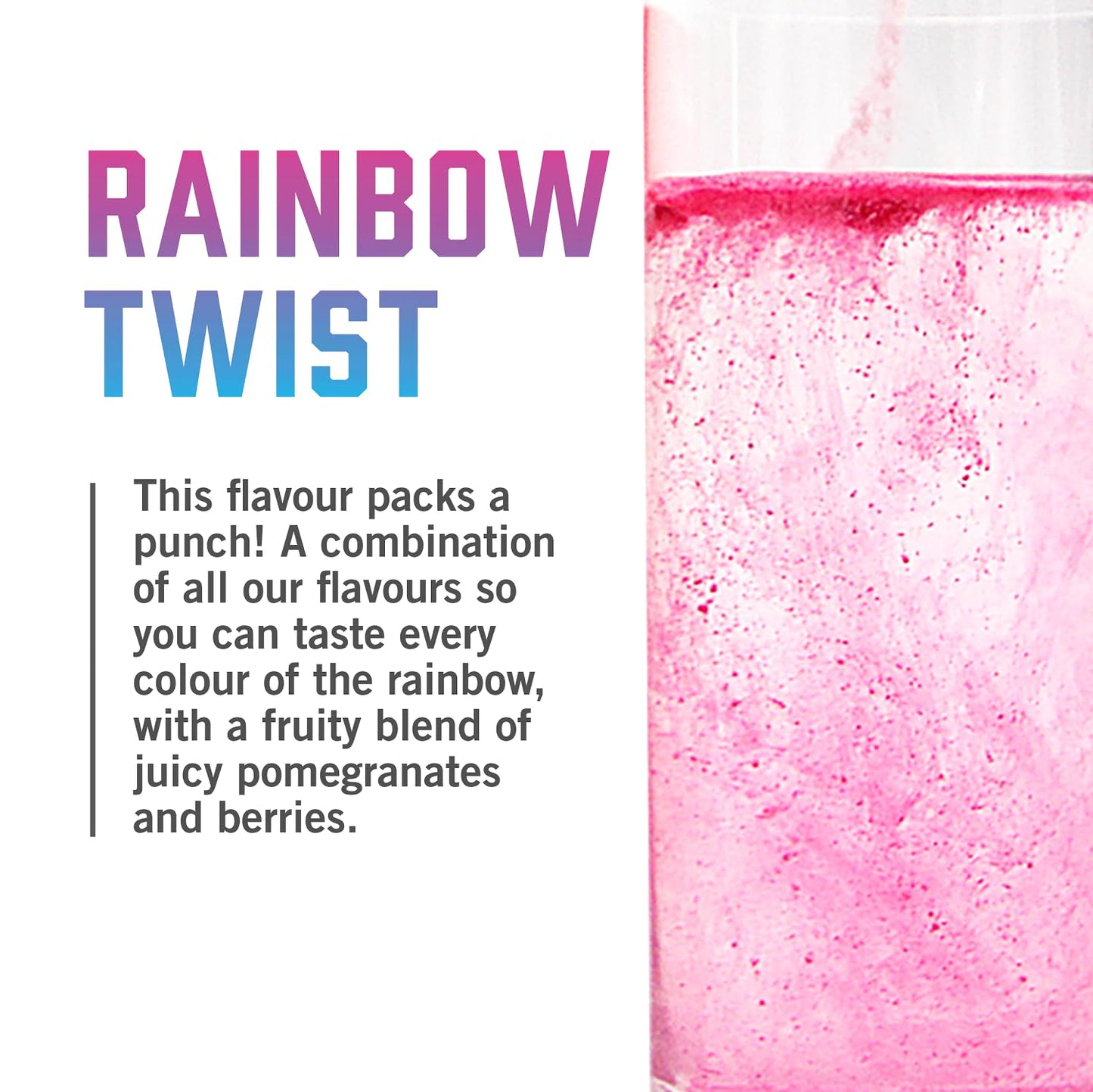 BioSteel Hydration Mix, Great Tasting Hydration with Zero Sugar, and No Artificial Flavours or Preservatives, Rainbow Twist Flavour, 20 Servings per Tub