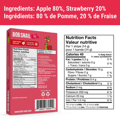 Bob Snail Fruit Leather Sweet & Sour Family Pack - Nut free fruit Roll Ups with Dried Mango,Sour Cherry & Blackcurrant, Candy box Fruit Snacks, All Natural Healthy Snacks for kids, Sugar Free sour Candy, 42 pcs Pack / 588 gram candy bulk (Exotic Mix)