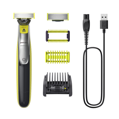 Philips OneBlade 360 Face & Body, Wet & Dry, Trim, Edge & Shave with the 5-in-1 Adjustable Comb and Body Comb, QP2834/20