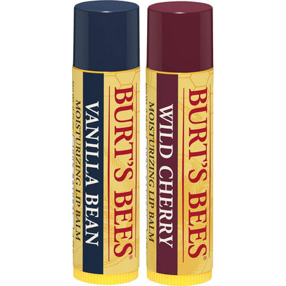 Burt's Bees Hydrating Lip Balm for Dry Chapped and Cracked Lips 100% Natural Origin, Ultra Conditioning with Kokum Butter, Shea Butter, and Cocoa Butter, Unscented, 2 Tubes