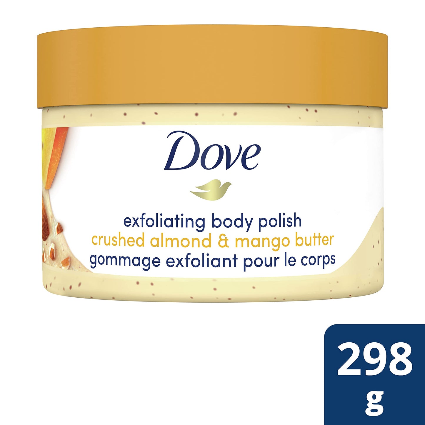 Dove Exfoliating Body Polish Scrub For Silky, Soft Skin Pomegranate and Shea Butter Body Scrub Exfoliates and Provides Lasting Nourishment 10.5 oz