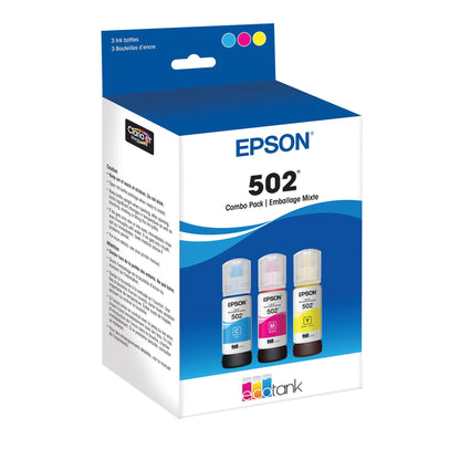 Epson 502 EcoTank Auto-Stop Ink Bottle, Black (T502120) pack of 1