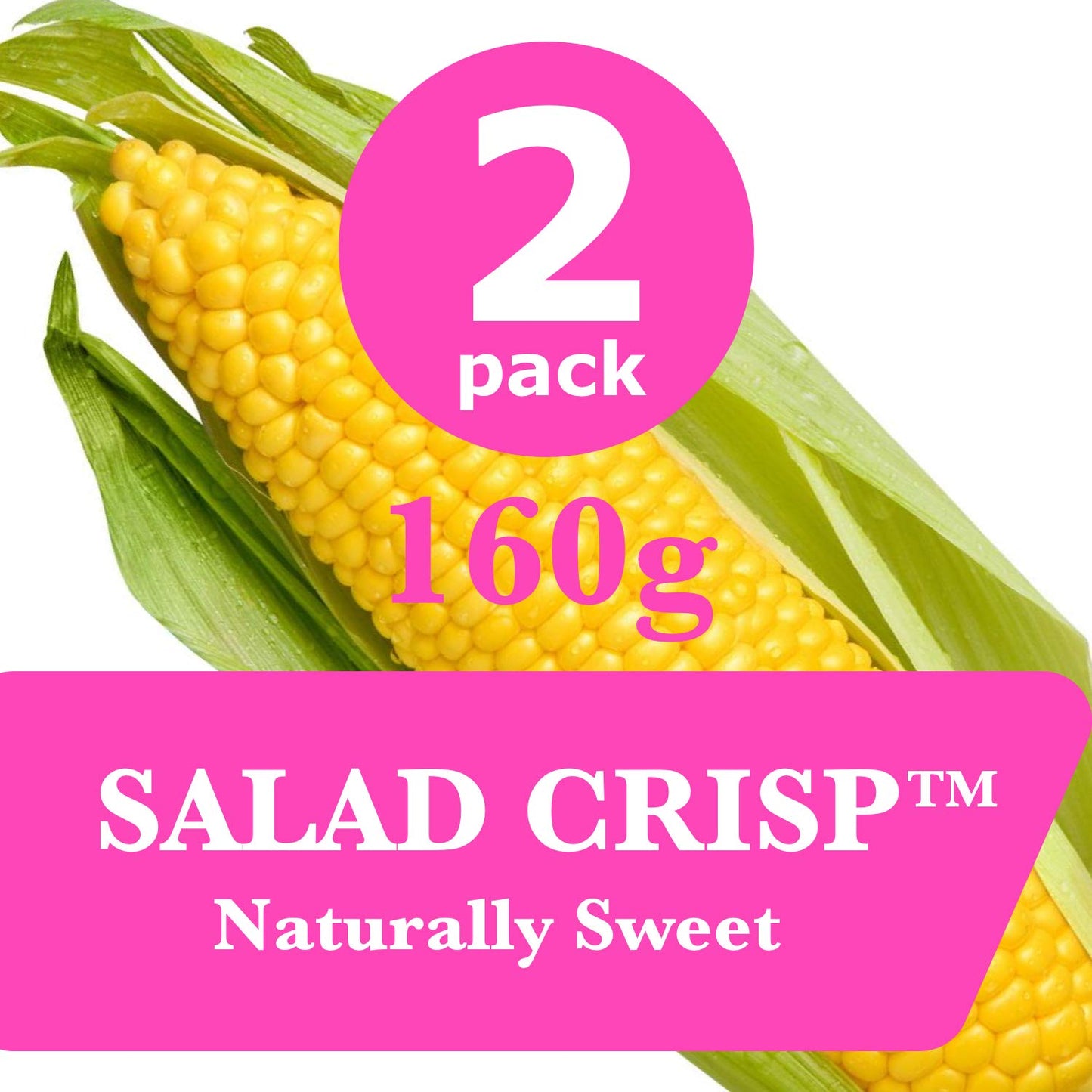 Green Giant Salad Crisp Sweetcorn (2x150g) - Pack of 2