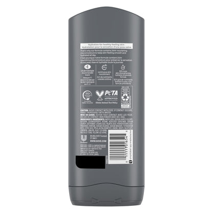 Dove Men+Care Body + Face Wash, Clean Comfort, Hydrating with 24hr Nourishing Micromoisture Technology, 400ml, Pack of 4