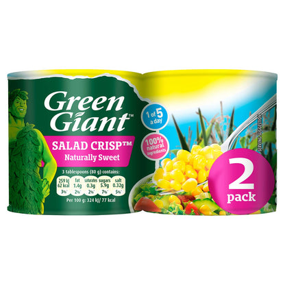 Green Giant Salad Crisp Sweetcorn (2x150g) - Pack of 2