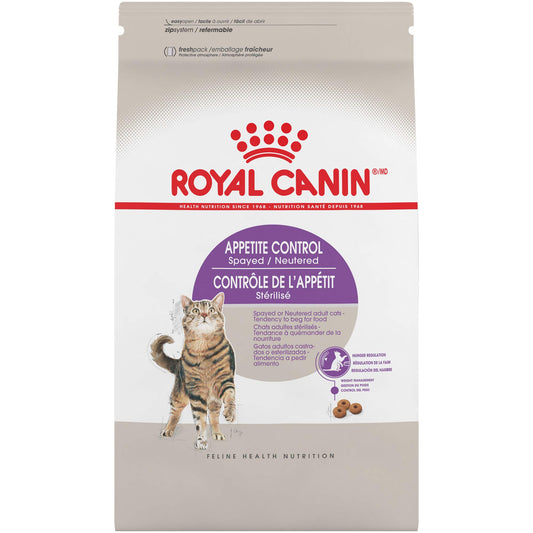 Royal Canin Feline Health Nutrition Spayed/Neutered Appetite Control Dry Cat Food, 2.5-Pound