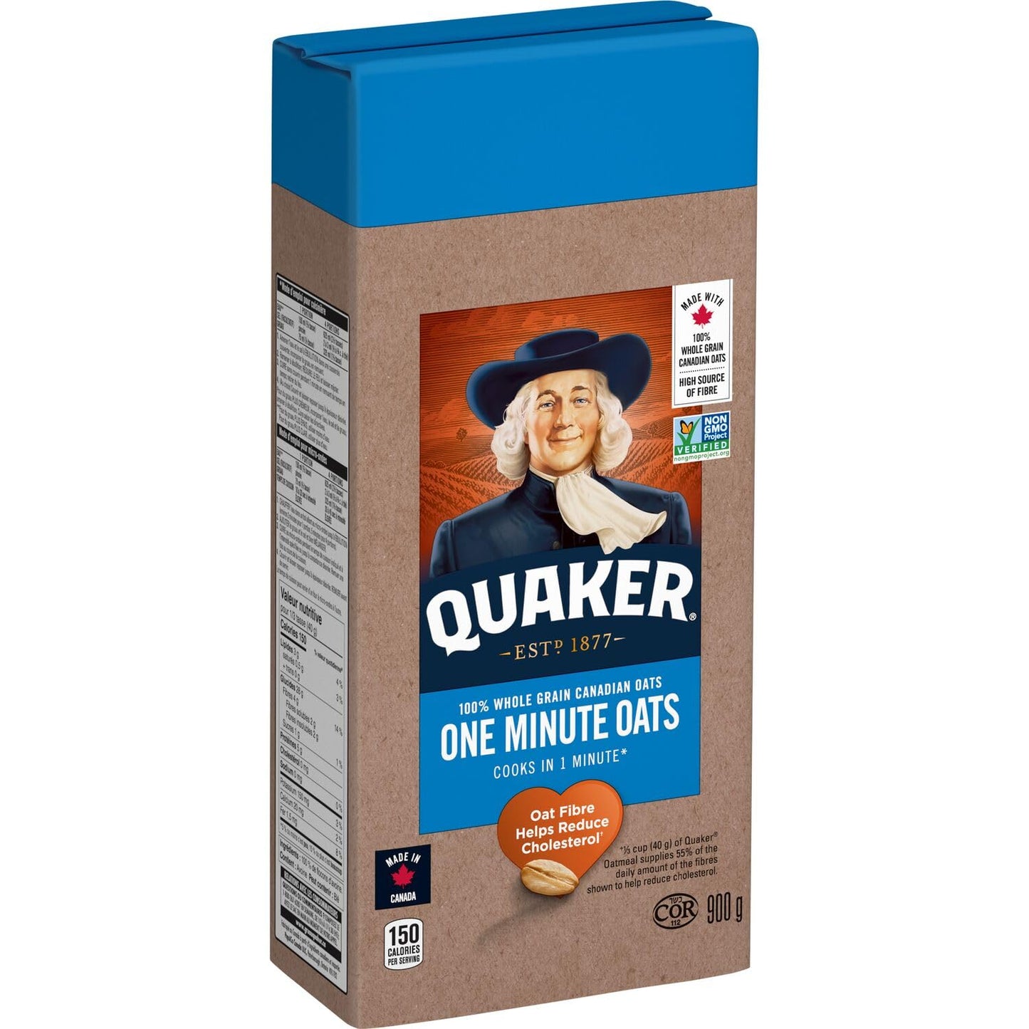 Quaker One Minute Oats, 900 g