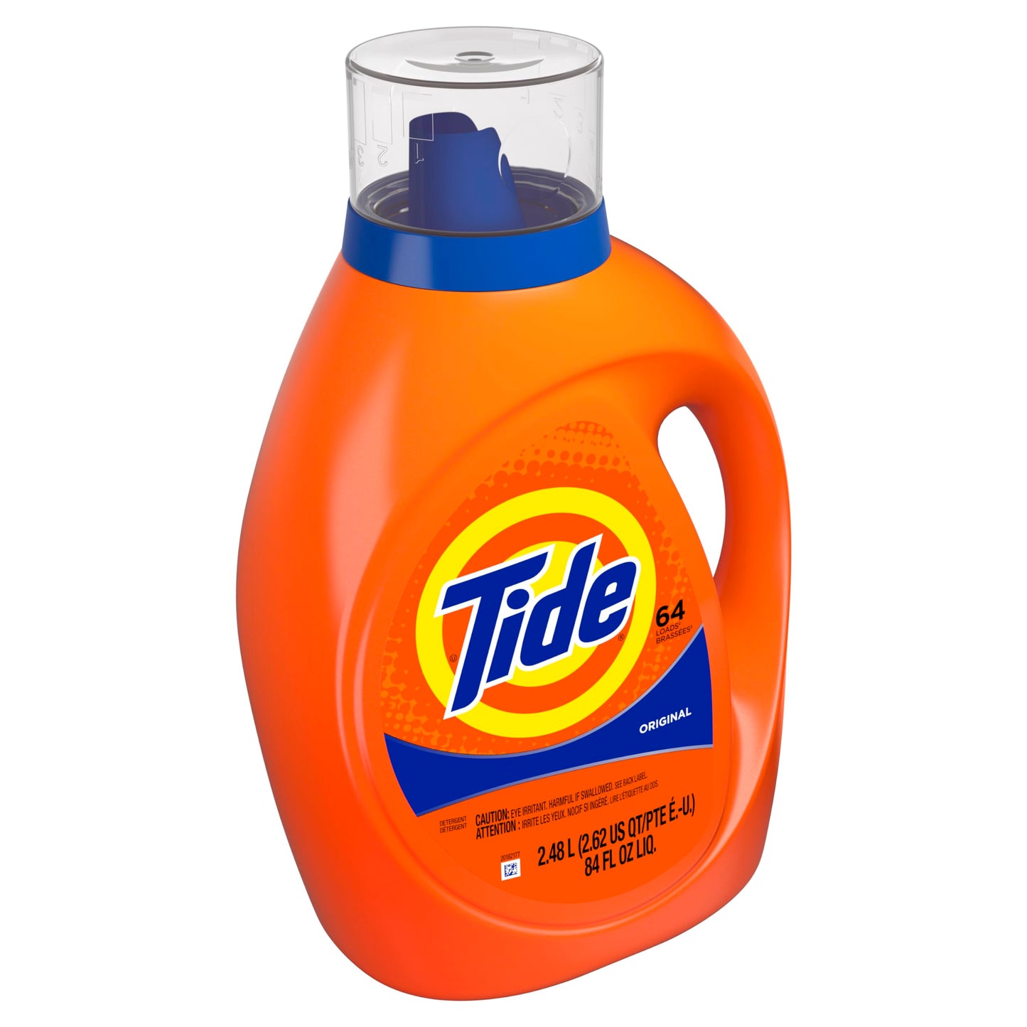 Tide Liquid Laundry Detergent, Original, 100 loads, 3.9 L, HE Compatible (Packaging May Vary)