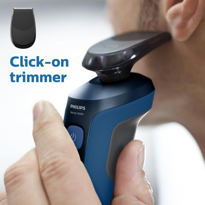 Philips Electric Shaver Series 5000, Wet & Dry with Charging Stand, S5898/25