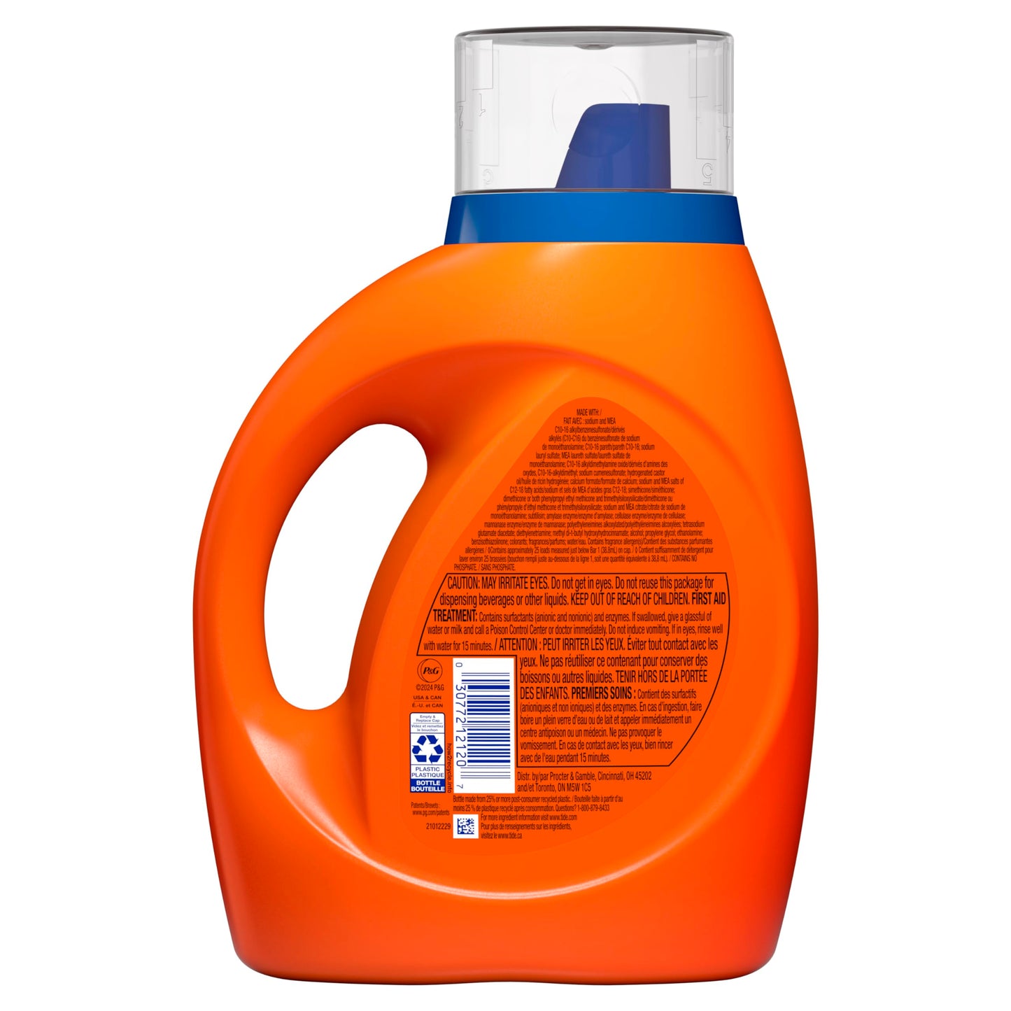 Tide Liquid Laundry Detergent, Original, 100 loads, 3.9 L, HE Compatible (Packaging May Vary)