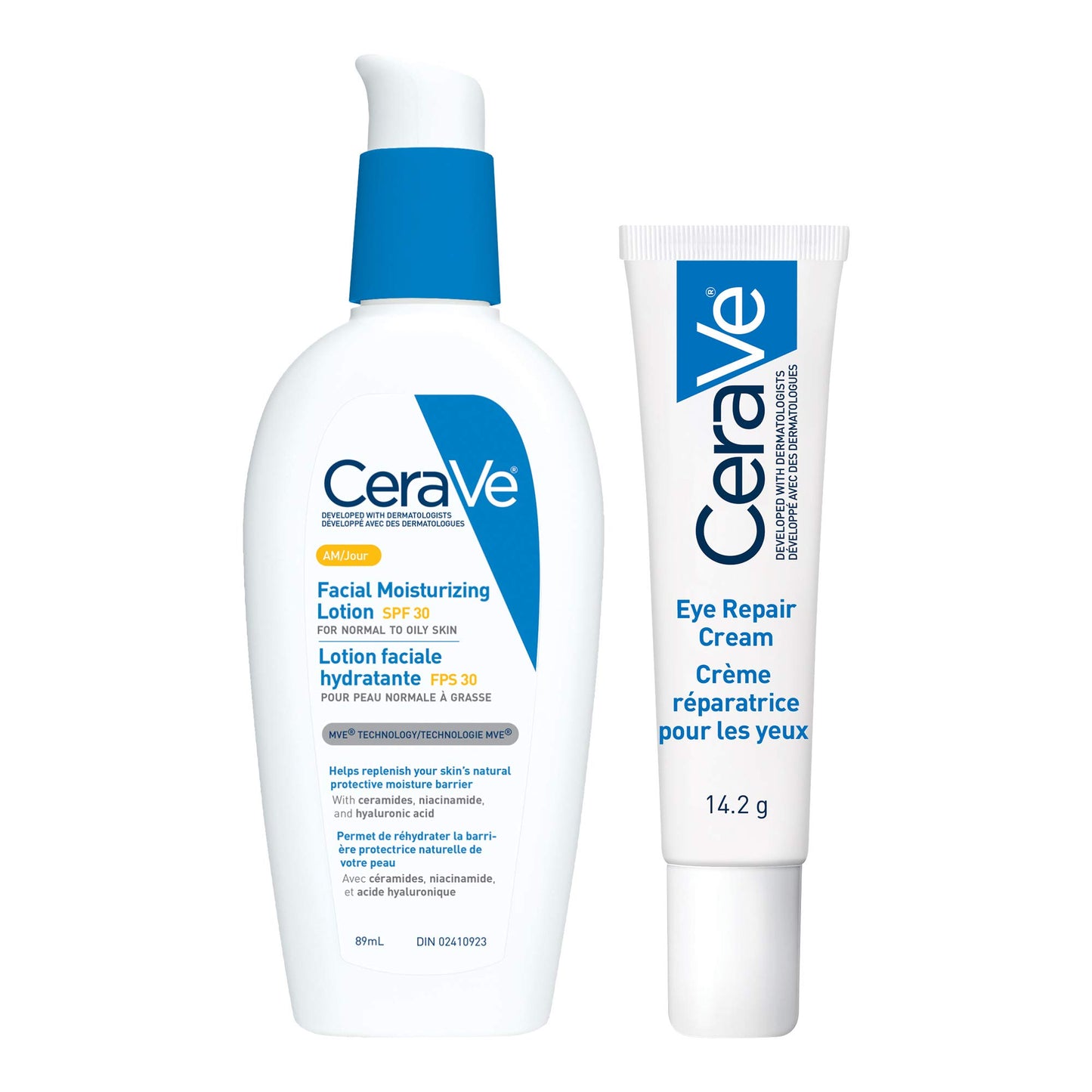 CeraVe Facial Moisturizer with SPF 30. Face Sunscreen Lotion with Hyaluronic Acid, Niacinamide & Ceramides for Women & Men. Oil-free, normal to dry skin. Verified Extended Use Date, Travel Size 89ML
