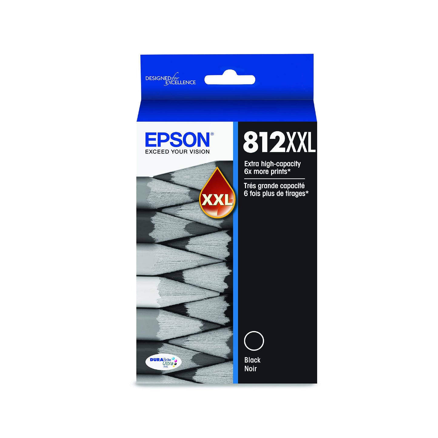 Epson T812 High Capacity Black and Standard Capacity Colour Combo (CMY) Pack Ink
