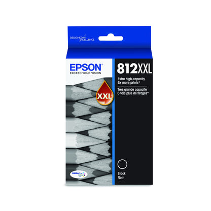 Epson T812 High Capacity Black and Standard Capacity Colour Combo (CMY) Pack Ink