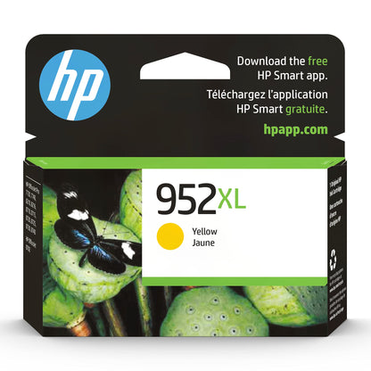 Original HP 952 Cyan, Magenta, Yellow Ink Cartridges (3-pack) | Works with HP OfficeJet 8702, HP OfficeJet Pro 7720, 7740, 8210, 8710, 8720, 8730, 8740 Series | Eligible for Instant Ink | N9K27AN