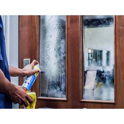 Zep Foaming Glass and Plexiglass Cleaner - 19 Ounces (Case of 2) ZUFGC19 - Foaming Formula Clings to Vertical Surfaces, Trusted by Pros