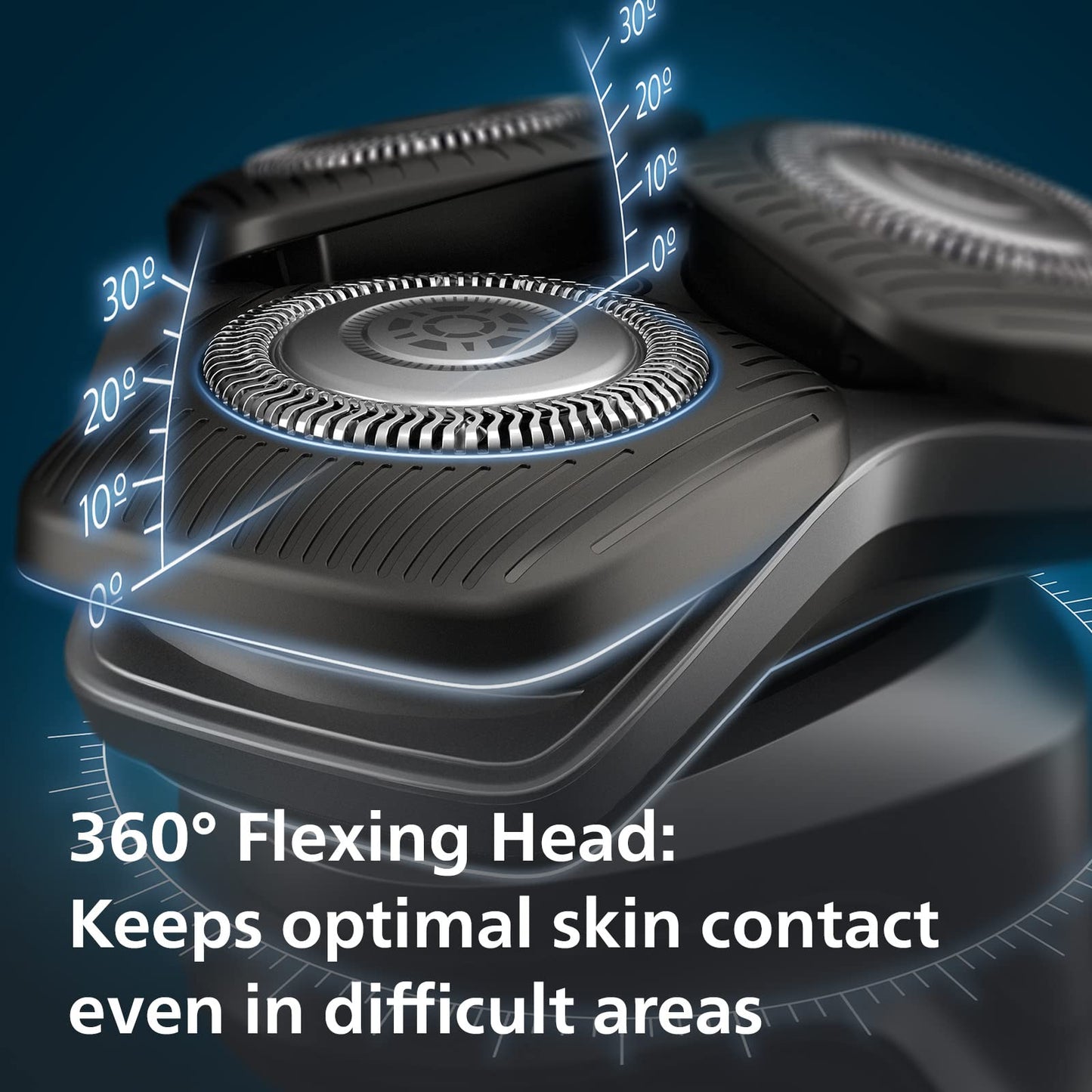 Philips Electric Shaver Series 5000, Wet & Dry with Charging Stand, S5898/25