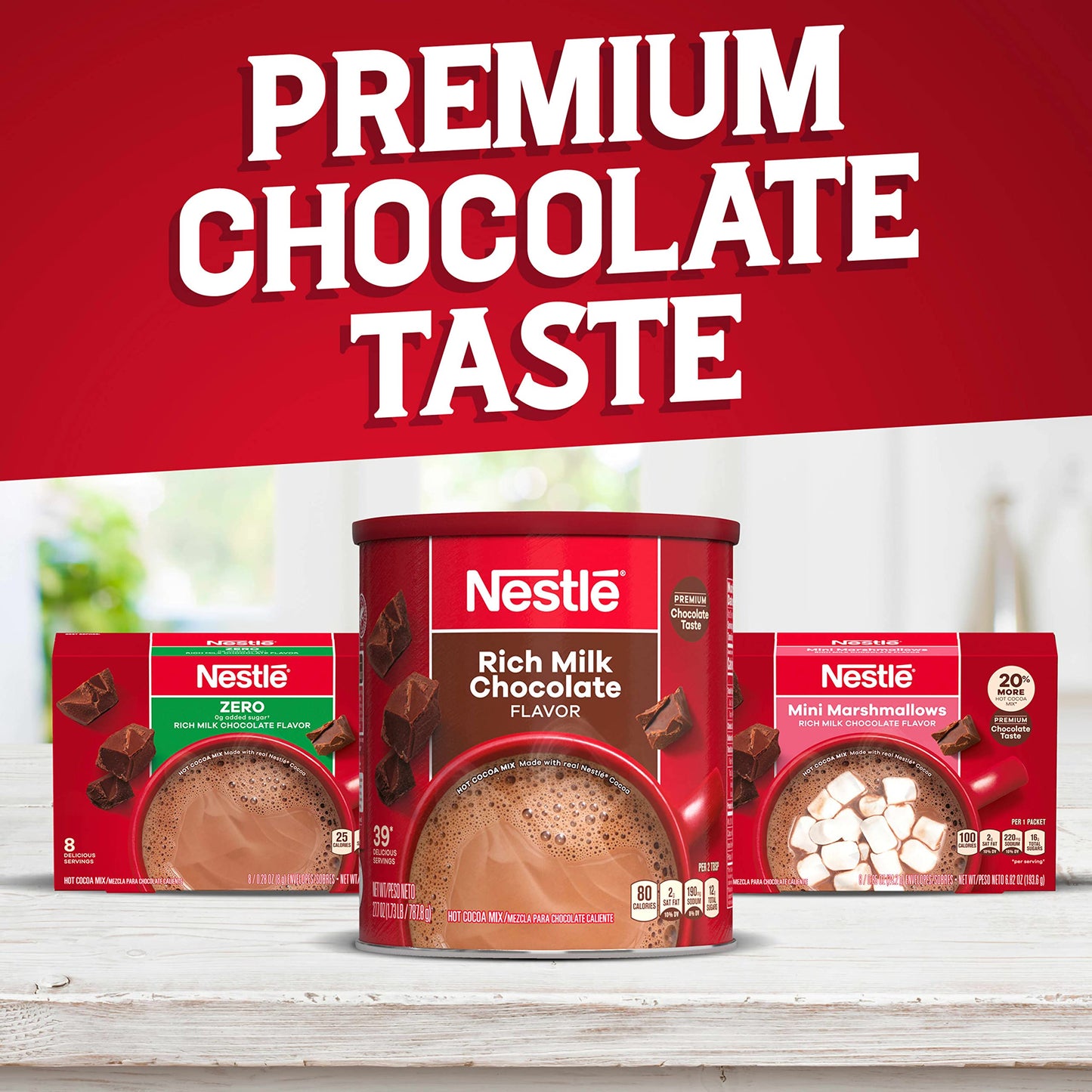 Nestle Hot Cocoa Fat Free Canister 7.33 oz (207 g)